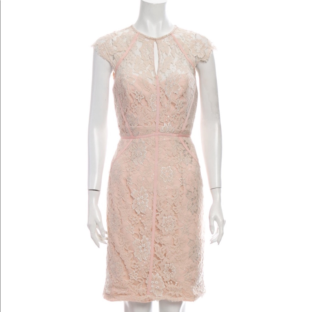 ML Monique Lhuillier lace dress
